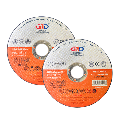 4 1/2 Cutting Disc 115x1.2x22.23mm Discos De Corte Para Metal Abrasives Cutting Disc Cutting off Disk for Metal and Inox