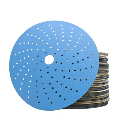 Wholesale Sandpaper  Purple Ceramic Sanding Disc 150mm 6 Inch Hook and Loop Sanding Paper Abrasive Discs for Automotive