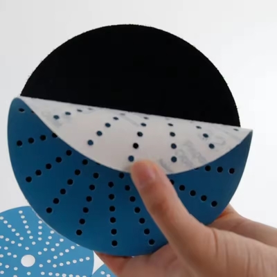 Wholesale Sandpaper  Purple Ceramic Sanding Disc 150mm 6 Inch Hook and Loop Sanding Paper Abrasive Discs for Automotive
