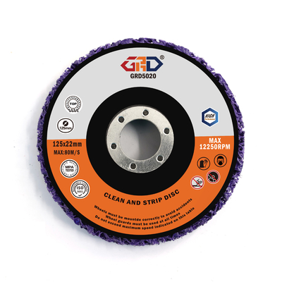 High-Hardness 100mm Aluminum Oxide Abrasive Fiberglass Backing Disc OEM Customizable Paint Stripping and Polishing Tool