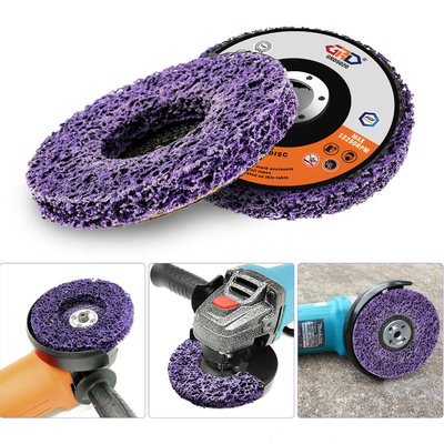 High-Hardness 100mm Aluminum Oxide Abrasive Fiberglass Backing Disc OEM Customizable Paint Stripping and Polishing Tool