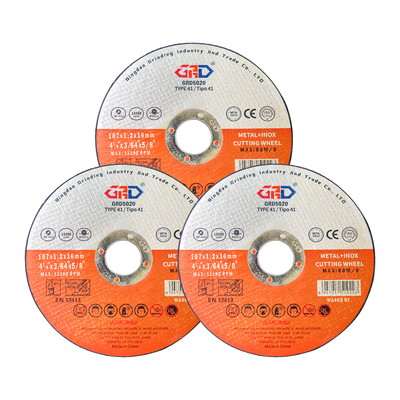 China Manufacture's Top Selling High Performance 107*1.2*16 mm Metal Cutting Disc for Metal Abrasive Tools