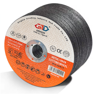 4.5'' 115x1.2x22.23mm T41 Primary Quality Cut Off Wheel Cutting Disc Price EN12413 Standard Metal Abrasive Disc Grinding 80 M/s