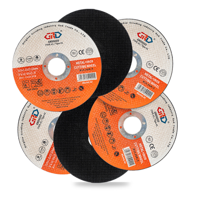 4.5'' 115x1.2x22.23mm T41 Primary Quality Cut Off Wheel Cutting Disc Price EN12413 Standard Metal Abrasive Disc Grinding 80 M/s