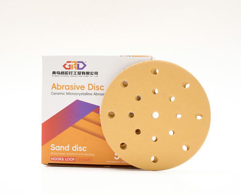 Wholesale Price Quality 5 Inch 6 Holes/ 6 Inch 9 Holes Car Abrasive Sanding Disc Sand Paper