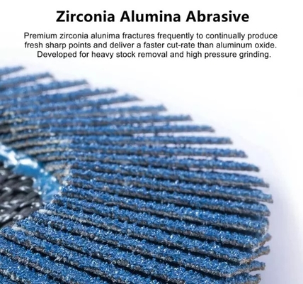Abrasive Tools Manufacturer 4inch Aluminum Oxide Flap Disk Sanding Disc for Stainless Steel Metal Polishing