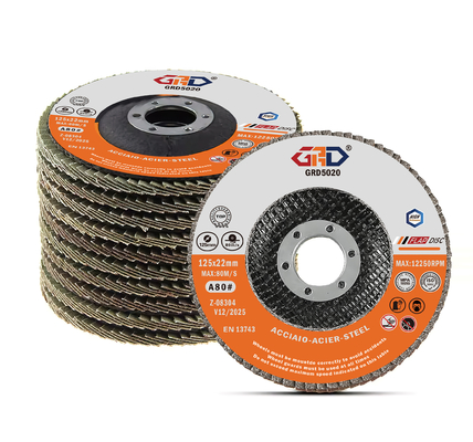 High Hardness 125mm Grinding Machine Metal Abrasive Polishing Flap Wheels Customized OEM Tools