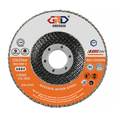 High Hardness 125mm Grinding Machine Metal Abrasive Polishing Flap Wheels Customized OEM Tools
