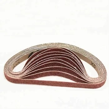 3X21 Inches 75X533mm Wear-resisting Aluminum Oxide Abrasive Sanding Belt for Wood Floor Cloth Sanding Belt