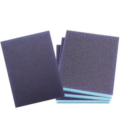 High Wet/Dry Stainless Steel Sponge Double-Sided Sanding Block Pad 1mm Square Hand Polishing Paper Factory Sales Ceramic Metal